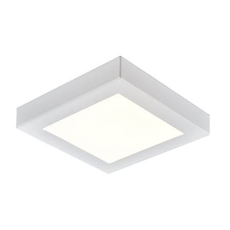 Thomas Titan 6'' Wide Integrated LED Square Flush Mount, White CL791334